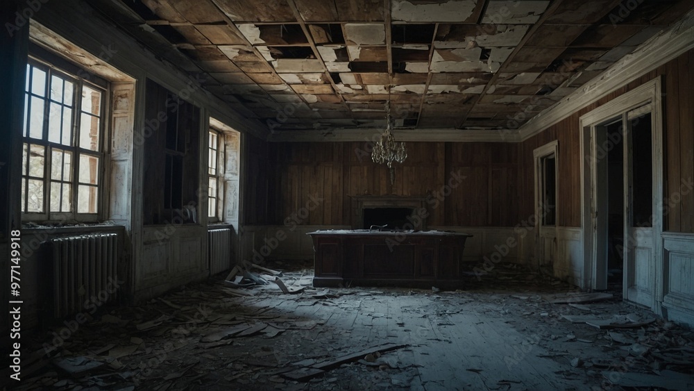 Old abandoned empty dilapidated house Old abandoned empty dilapidated house