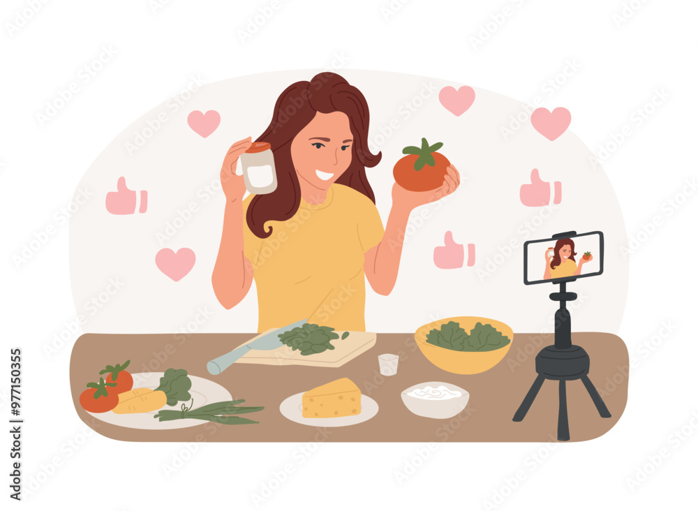 Growing audience isolated cartoon vector illustrations. Growing audience isolated cartoon vector illustrations.