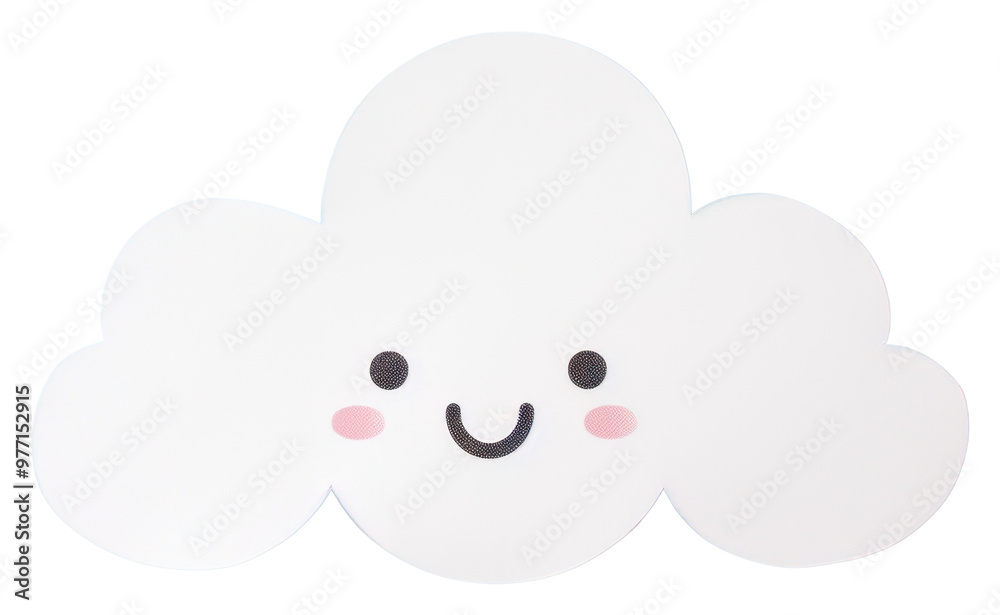 PNG Cloud paper cute anthropomorphic. PNG Cloud paper cute anthropomorphic.