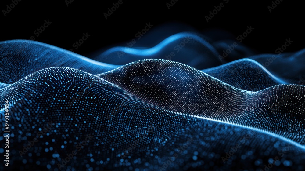 Abstract Blue Waves Abstract Blue Waves