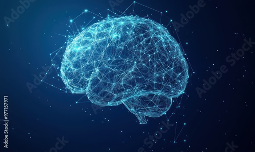 Abstract Brain Illustration