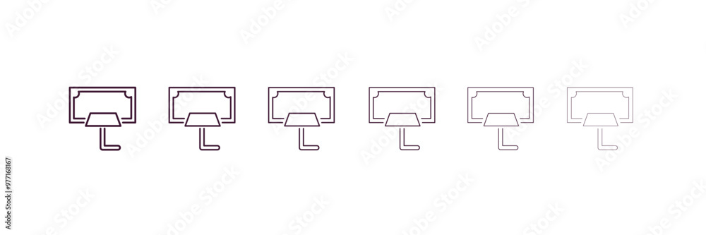 compress cleanin outline icon. Linear vector from cleaning concept. 6 different line style compress cleanin icon included thin, light, regular, medium, bold, black compress cleanin outline icon. Linear vector from cleaning concept. 6 different line style compress cleanin icon included thin, light, regular, medium, bold, black