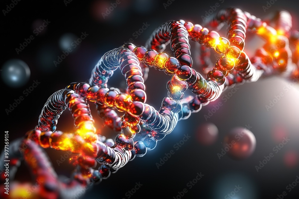 Schematic diagram of the process of DNA transcription, photorealistic, RNA polymerase, gene expression, mRNA synthesis, genetic information transfer, protein synthesis, gene regulation, Schematic diagram of the process of DNA transcription, photorealistic, RNA polymerase, gene expression, mRNA synthesis, genetic information transfer, protein synthesis, gene regulation,