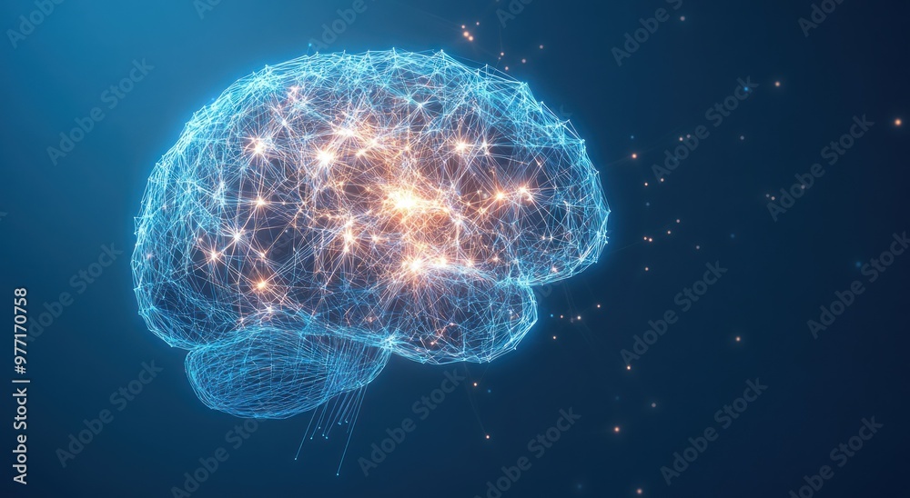 Abstract Brain Illustration Abstract Brain Illustration