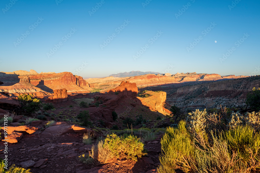 Obraz premium Capitol Reef National park, sunset