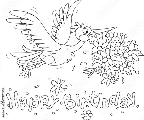 Birthday greeting card with...