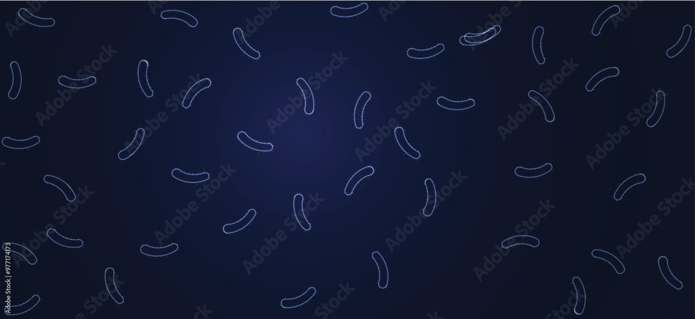 glowing virus on dark abstract vector background glowing virus on dark abstract vector background