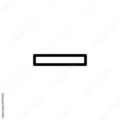 minus, negative icon symbol vector template