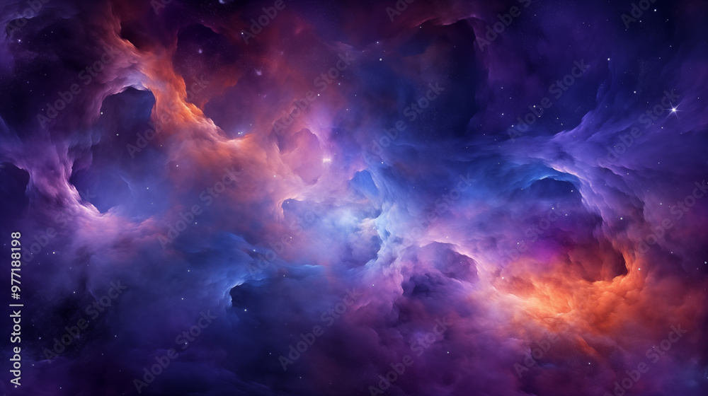 Abstract space background with nebula, stars and galaxies. 3d illustration Abstract space background with nebula, stars and galaxies. 3d illustration