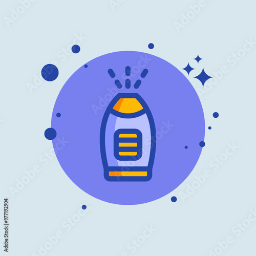 Air purifier flat illustration. Vapour signs vector illustration.