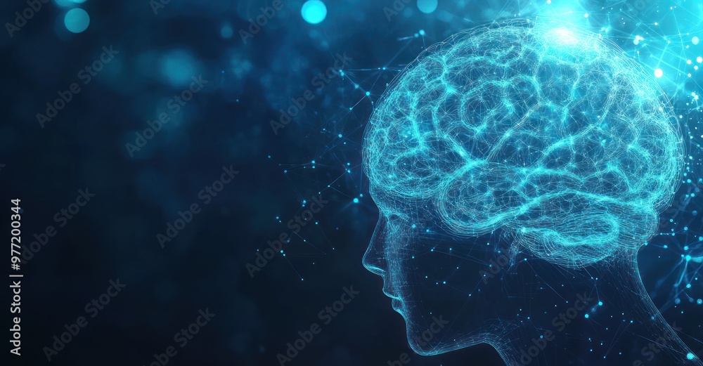 Digital Brain: A Mesmerizing Illustration of Thought and Knowledge Digital Brain: A Mesmerizing Illustration of Thought and Knowledge