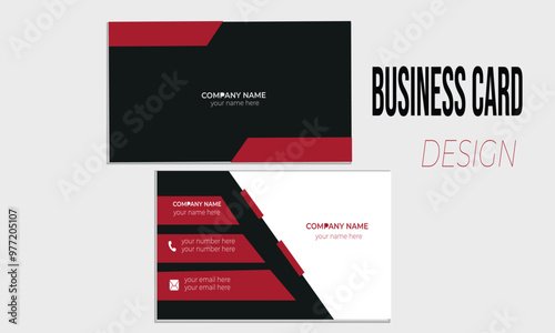 cooperate business card design minimalist double sided real-estate business card template with multiple color variation with  