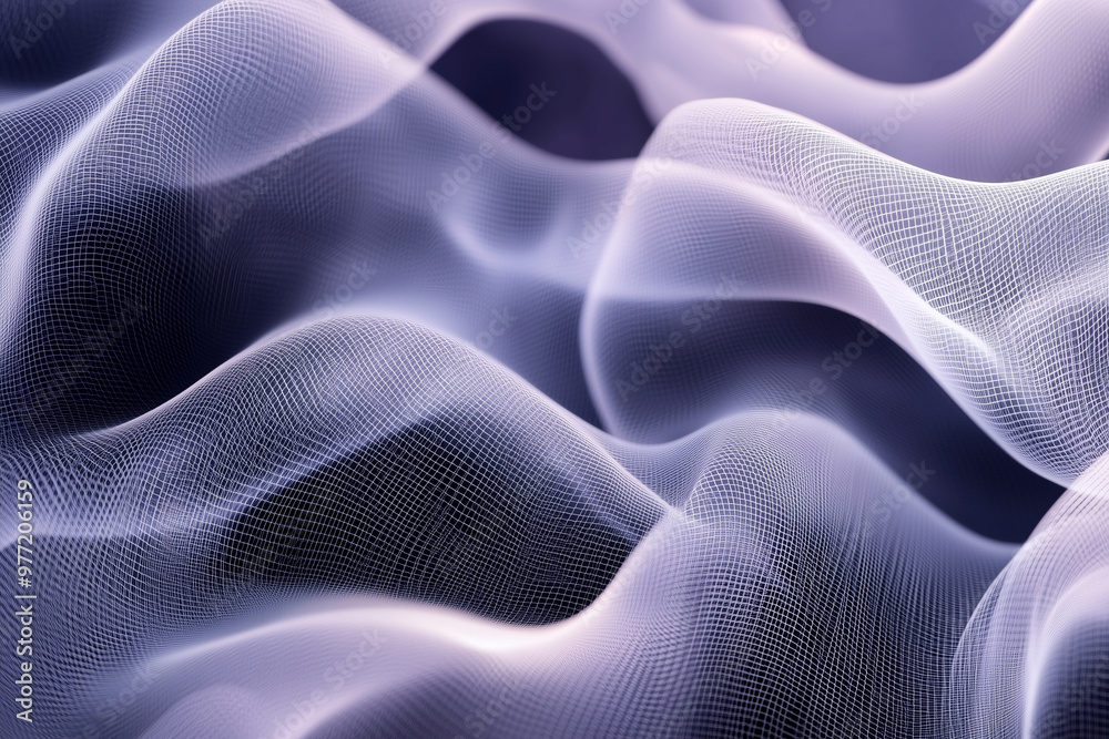 Abstract digital wave of particles Abstract digital wave of particles
