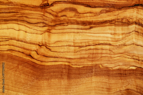 Olive wood background with ribs