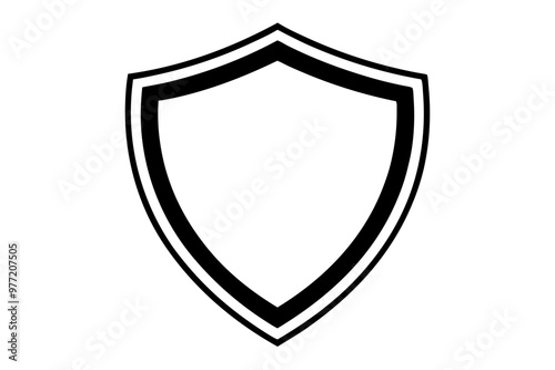 Shield icon. Protect shield security icons. Shield badge quality symbol. Collection of security shield icons. Vector illustration