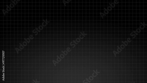 Animated gradient black background with grid moving upwards. 4K loopable footage