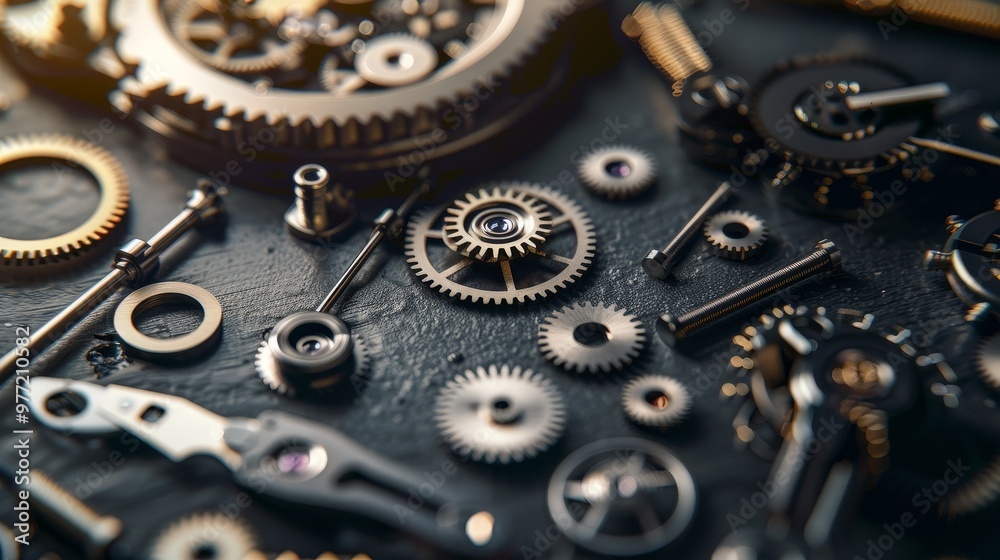 Intricate dismantled mechanical watch with detailed gears and springs on dark background, symbolizing precision and complexity in teardown analysis. Intricate dismantled mechanical watch with detailed gears and springs on dark background, symbolizing precision and complexity in teardown analysis.