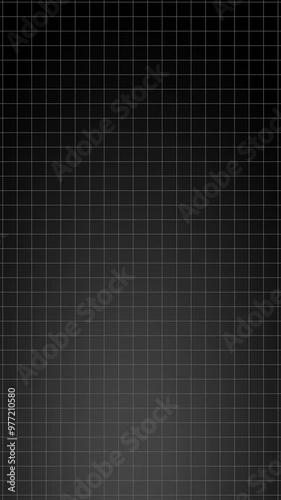 Animated gradient black background with grid moving upwards. 4K loopable footage