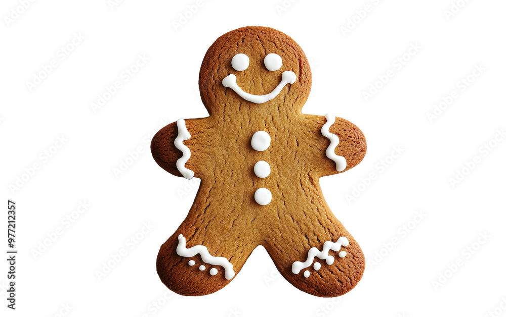 Gingerbread man on white background,png Gingerbread man on white background,png