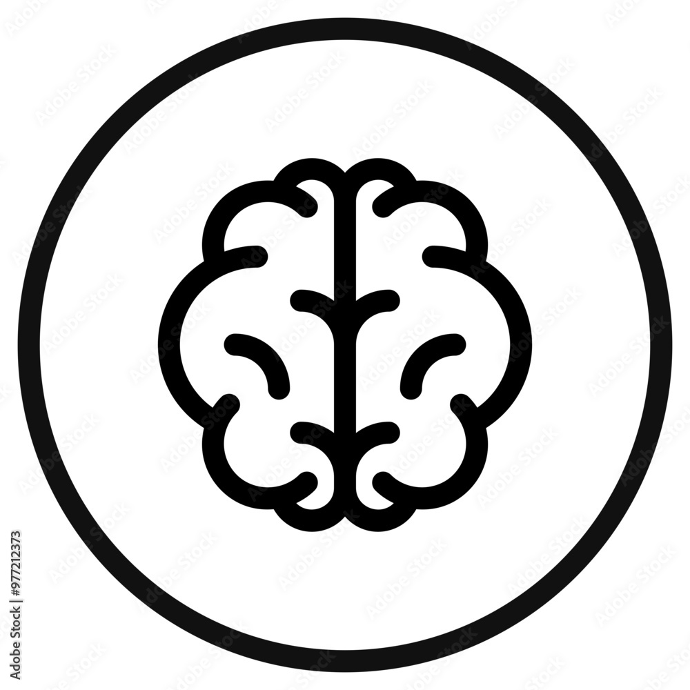 Editable brain vector icon. Part of a big icon set family. Perfect for web and app interfaces, presentations, infographics, etc Editable brain vector icon. Part of a big icon set family. Perfect for web and app interfaces, presentations, infographics, etc