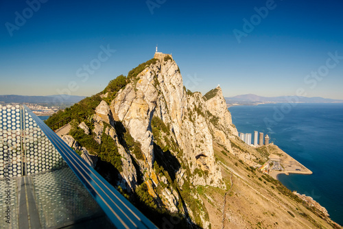 Beautiful Landscape View from Gibraltar in Spain South Coast, UK - Britain