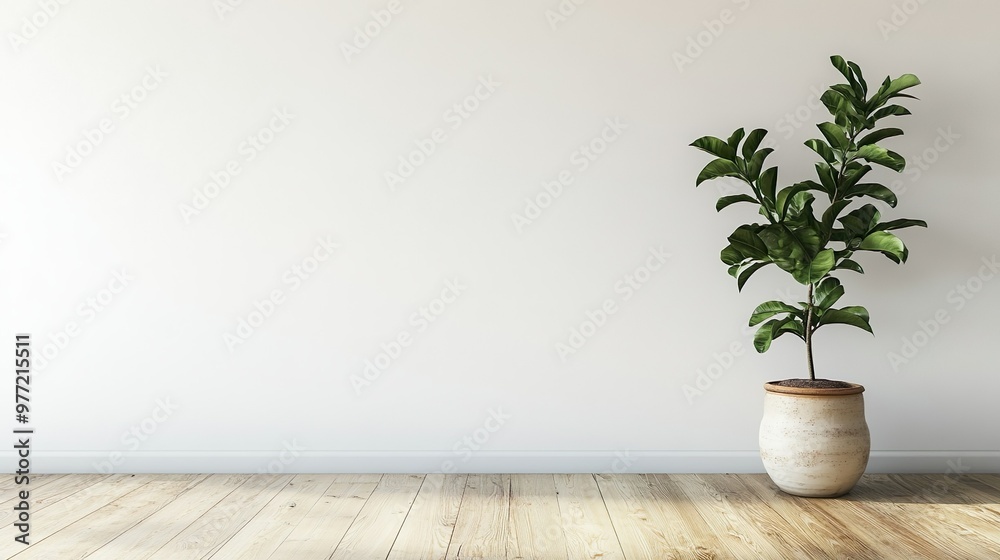 白背景と観葉植物08 白背景と観葉植物08