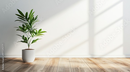 白背景と観葉植物20