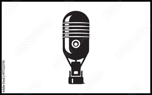 Podcast Microphone vector 