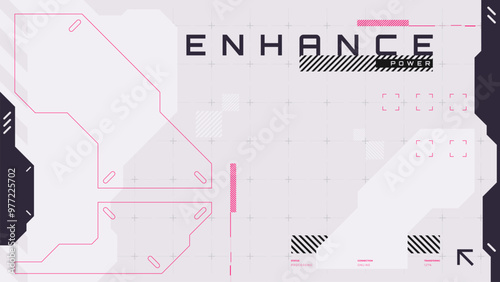 abstract futuristic background with cyberpunk style design