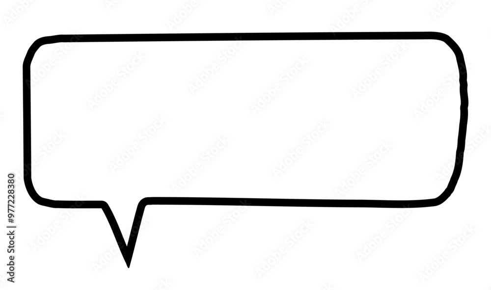 Simple blank cut out communication message speech bubble with rough edges and copy space for text, vector design elements
Simple blank cut out communication message speech bubble with rough edges and copy space for text, vector design elements