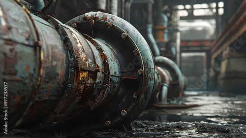 Wallpaper Mural Put on an exhausted metal layer is a tired outflow extractor Torontodigital.ca