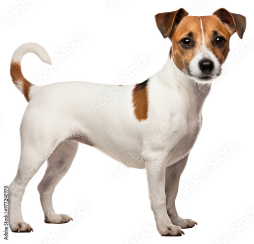 PNG Jack russell terrier dog standing mammal.