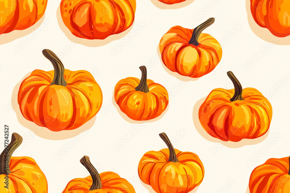 Pumpkin Seamless Pattern Halloween Pumpkin Background Groovy Pumpkin Pattern. Pumpkin Seamless Pattern Halloween Pumpkin Background Groovy Pumpkin Pattern.