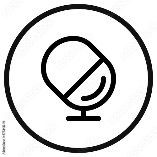 Editable vector microphone podcast icon. Part of a big icon set family. Perfect for web and app interfaces, presentations, infographics, etc