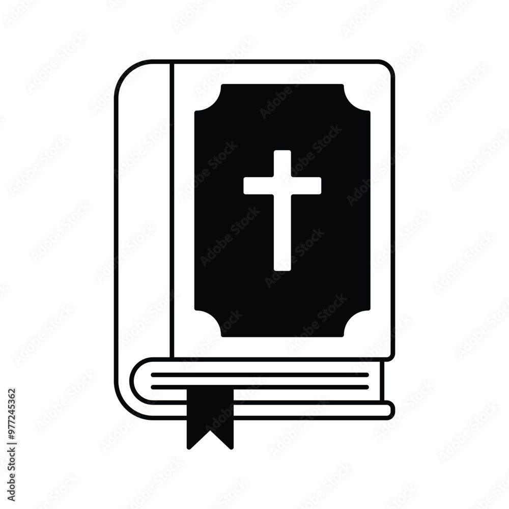 A holy book of bible, sacred book vector design A holy book of bible, sacred book vector design