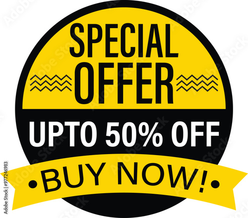 50% Sale Special Offer Discount Price Buy Now Tag, Banner, Icon, Sign, Label boost sell, Clearance Sale