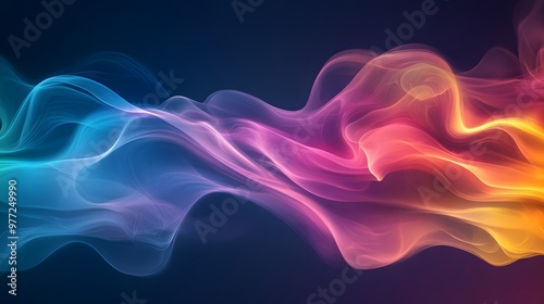 abstract background with colorful smoke
