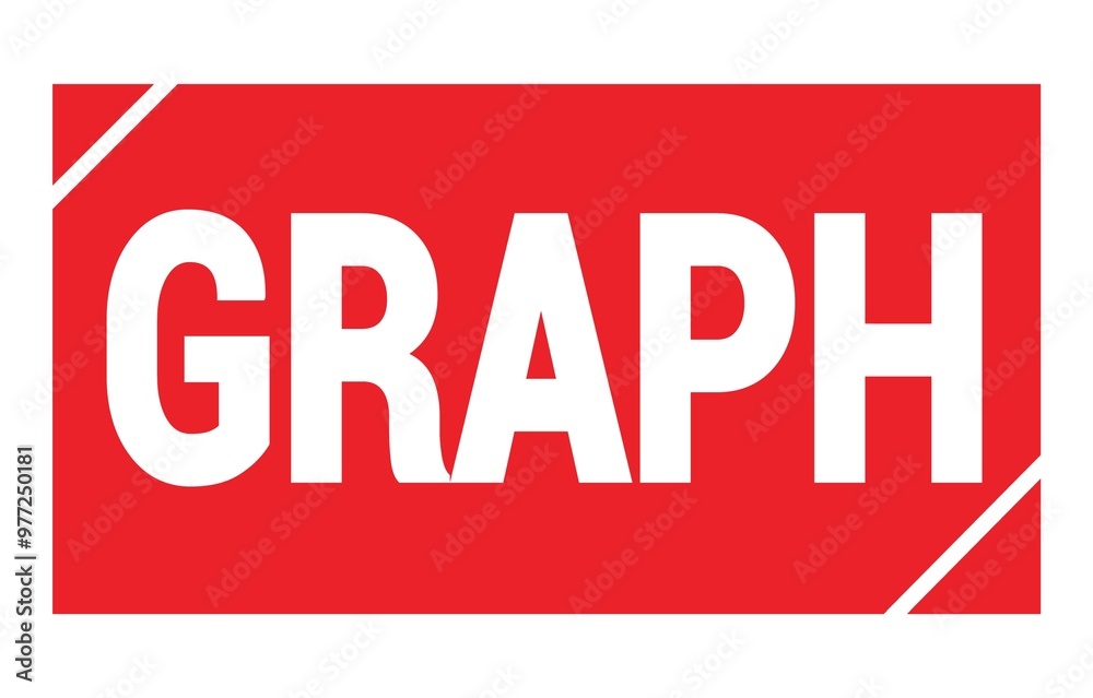 GRAPH text written on red stamp sign. GRAPH text written on red stamp sign.
