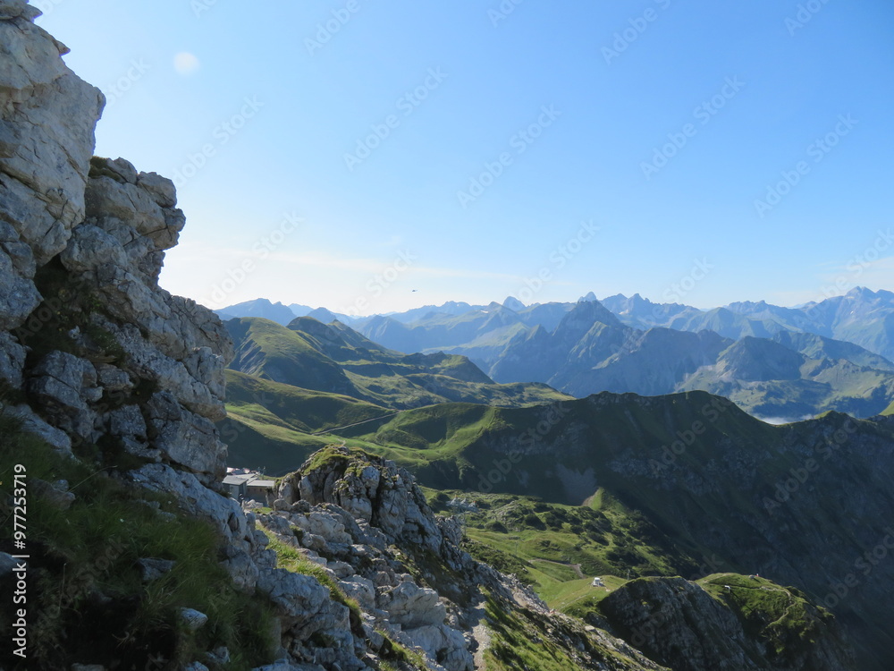 Bergblick im Sommer Bergblick im Sommer