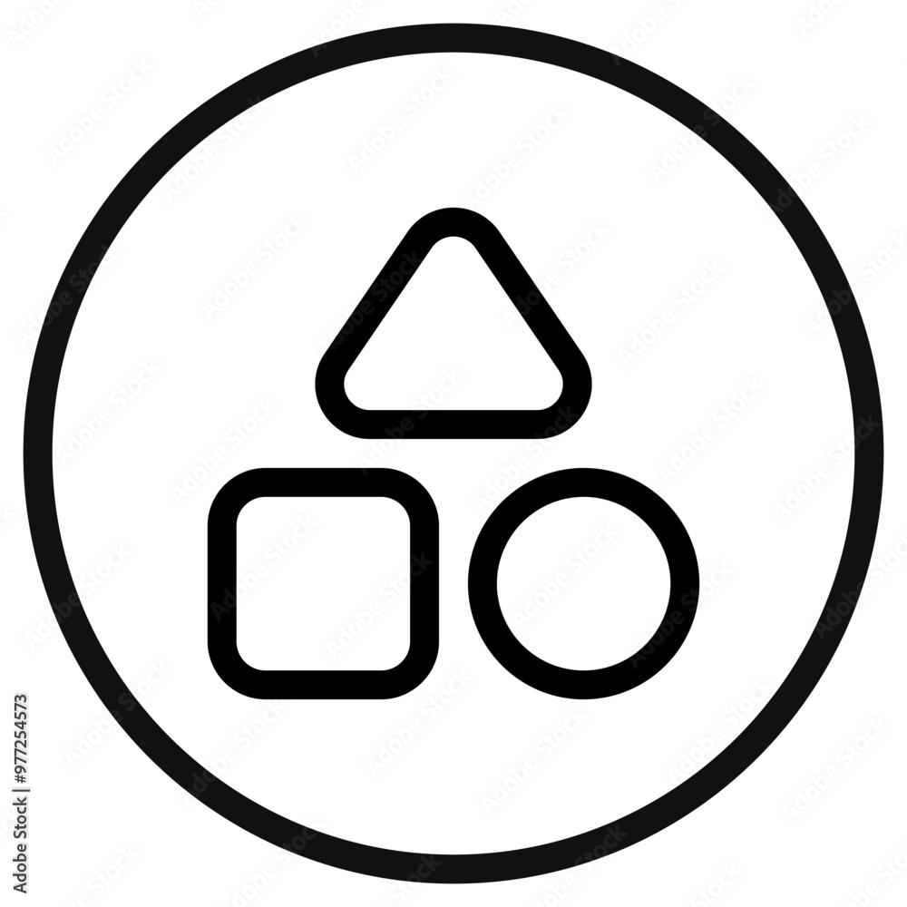 Editable vector shapes category icon. Part of a big icon set family. Perfect for web and app interfaces, presentations, infographics, etc Editable vector shapes category icon. Part of a big icon set family. Perfect for web and app interfaces, presentations, infographics, etc
