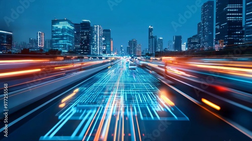AI-driven urban transport, smart mobility management, holographic route optimization