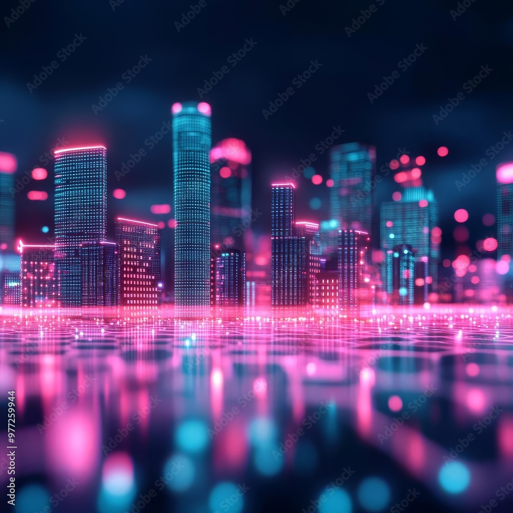 AI-powered smart city hubs, holographic urban management, glowing digital interfaces AI-powered smart city hubs, holographic urban management, glowing digital interfaces
