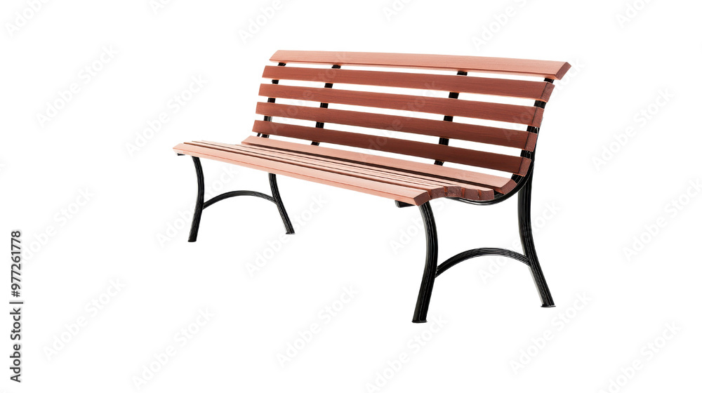 A modern bench with a sleek design, perfect for parks and outdoor spaces, offering comfort and style for any environment, transparent background. A modern bench with a sleek design, perfect for parks and outdoor spaces, offering comfort and style for any environment, transparent background.