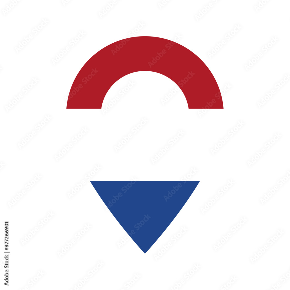 Netherlands flag location icon Netherlands flag location icon