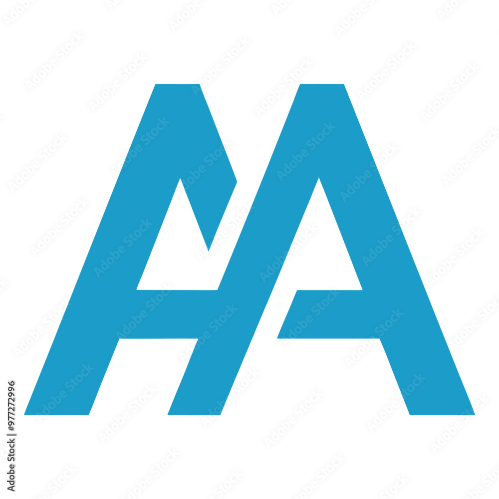 Creative Letter AA Logo Design Icon Template Creative Letter AA Logo Design Icon Template