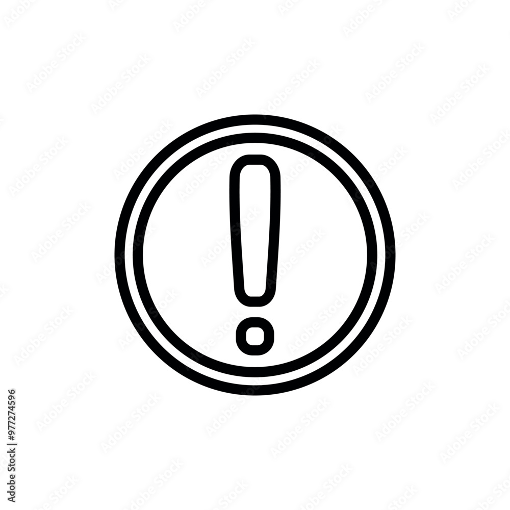 exclamation icon vector design template elegant style exclamation icon vector design template elegant style