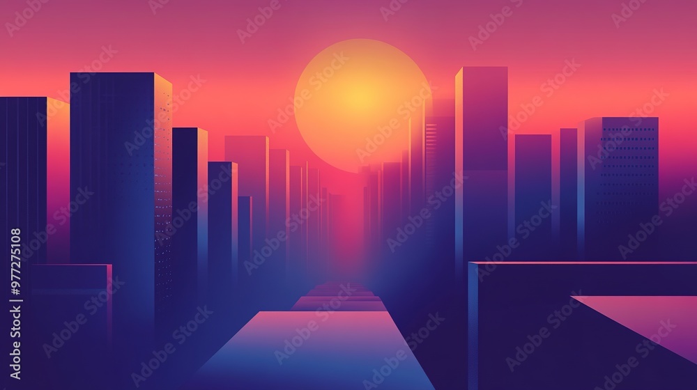 A background with a modern corporate feel, featuring a blend of gradients and minimalistic elements