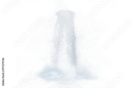 Fototapeta Naklejka Na Ścianę i Meble -  PNG Waterfall nature effect, transparent background. AI generated image by rawpixel.