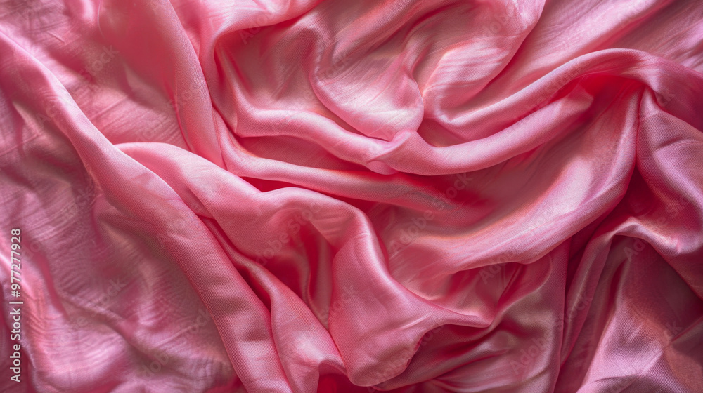 Obraz premium pink fabric background chiffon