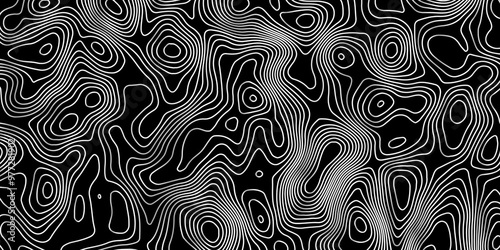 Abstract topographic map background. Topographic map lines contour background. 